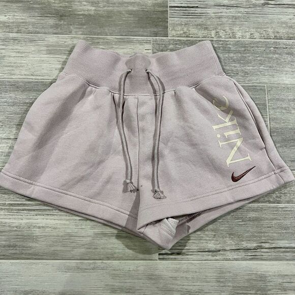 Nike Pants - Nike Women's Sportswear Phoenix Fleece High Waisted 2" Logo Shorts FN2821-019 XS